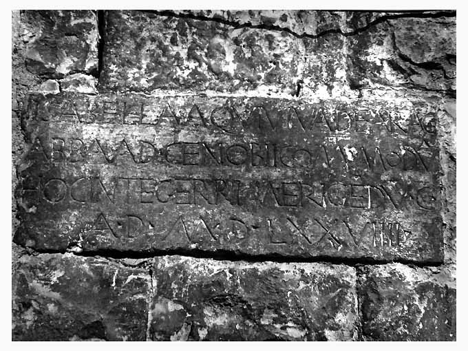 lapide - ambito Italia meridionale (sec. XVI)