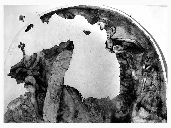 Madonna con Bambino e santi (dipinto) - ambito pugliese (sec. XVII)