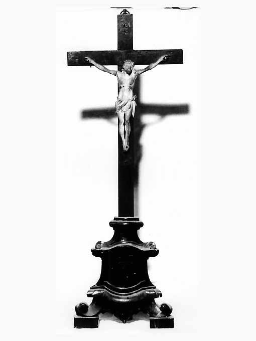Cristo crocifisso (croce d'altare) - ambito Italia meridionale (inizio sec. XIX)