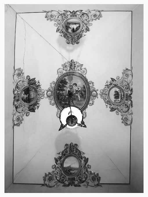 giochi di bambini (soffitto dipinto) di Tomaselli Alfio (attribuito) (sec. XIX)