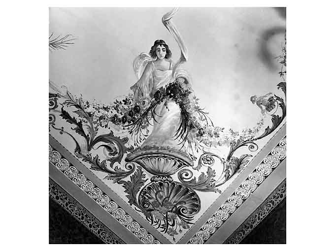 soffitto dipinto di Sportelli Pietro detto "Salve o Regina" (inizio sec. XX)