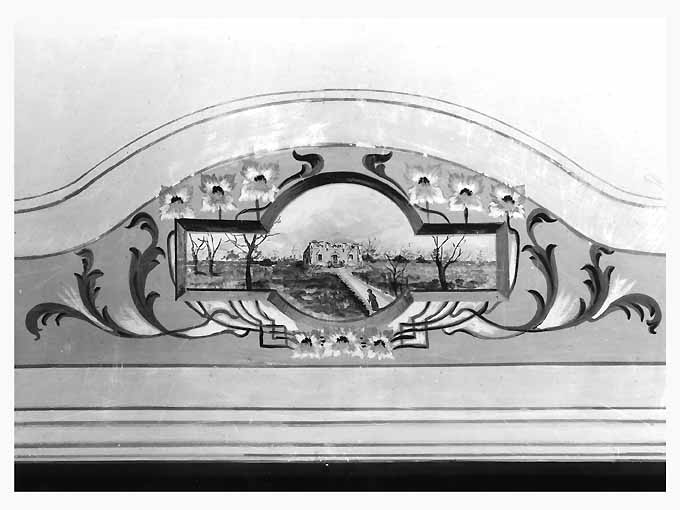 paesaggio (dipinto) di Sportelli Pietro detto "Salve o Regina" (attribuito) (sec. XX)