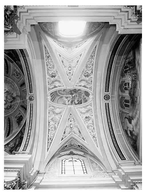 San Rocco in carcere confortato dall'angelo (dipinto) di Prayer Guido (secondo quarto sec. XX)