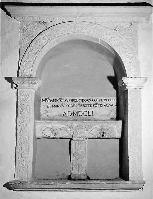 lavabo - ambito Italia meridionale (sec. XVII)