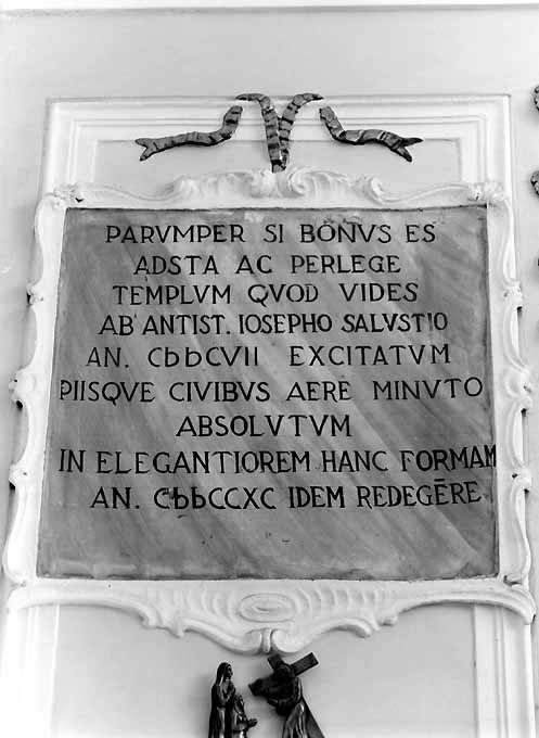 lapide - produzione pugliese (sec. XVIII)