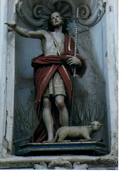 San Giovanni Battista (statua) - manifattura Italia meridionale (prima metà sec. XIX)