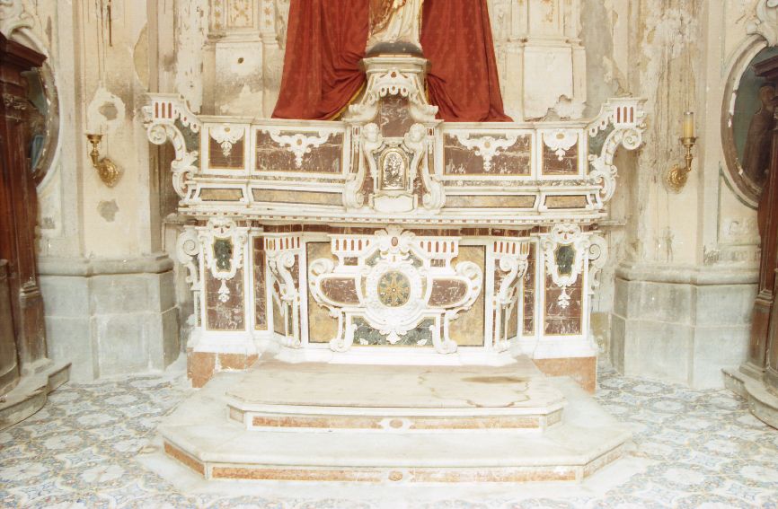 altare di Cimafonte Luigi (bottega) (ultimo quarto sec. XVIII)