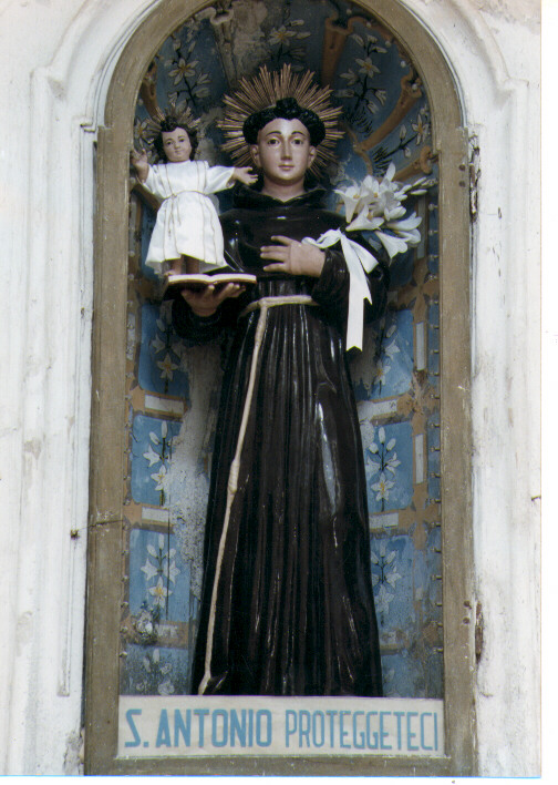 Sant'Antonio (statua) - manifattura Italia meridionale (seconda metà sec. XVIII)