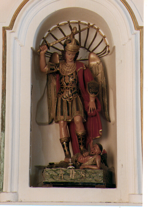 San Michele Arcangelo (statua) - ambito Italia meridionale (seconda metà sec. XIX)