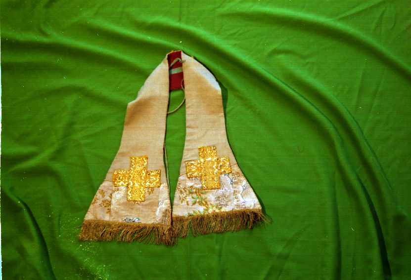 manipolo, frammento - manifattura pugliese (sec. XVIII)