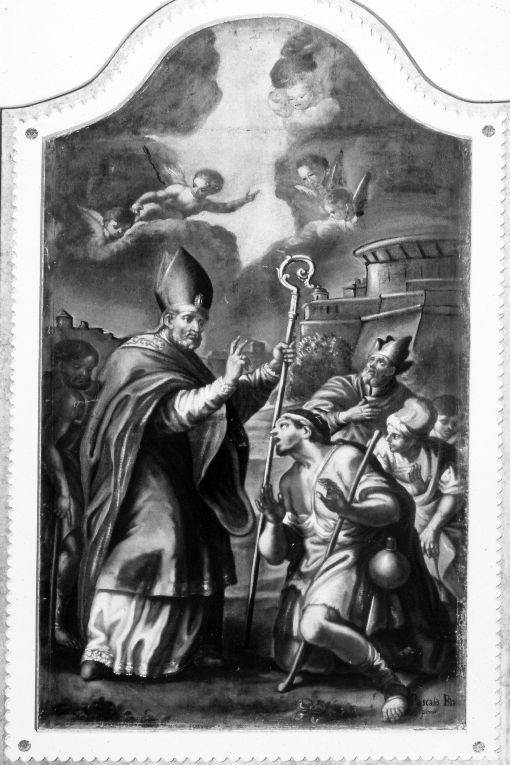San Biagio (dipinto) di Pascalis Bias.. (sec. XIX)