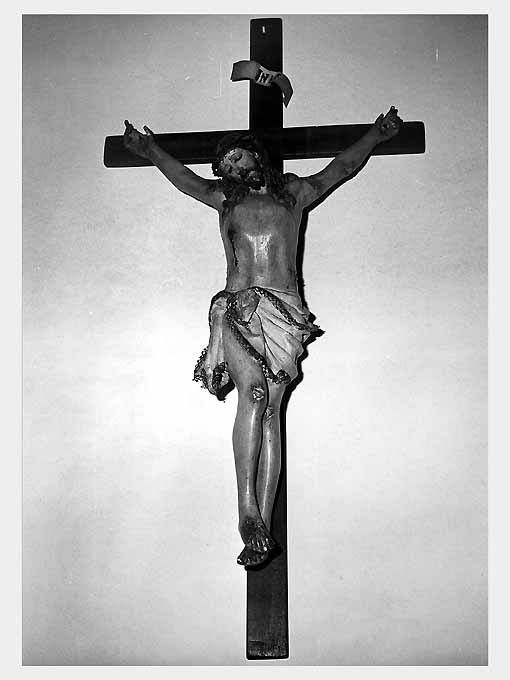 Cristo crocifisso (scultura) - ambito Italia meridionale (seconda metà sec. XIX)