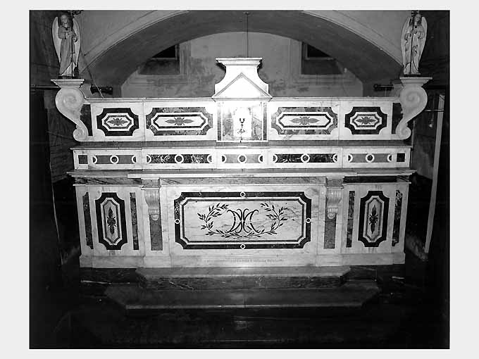 altare maggiore, opera isolata - ambito pugliese (sec. XIX)