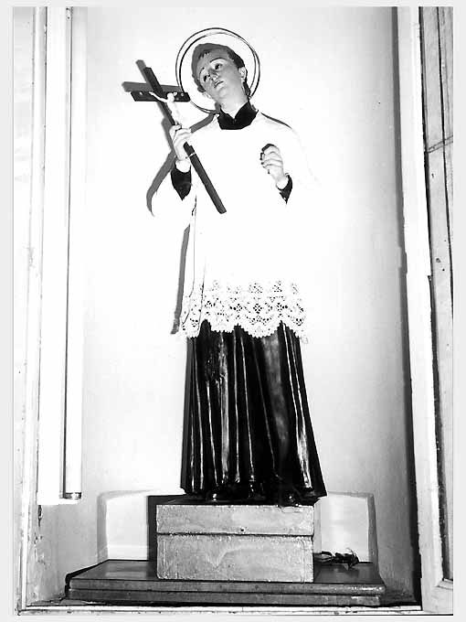 San Luigi Gonzaga (statua, opera isolata) - ambito pugliese (sec. XX)