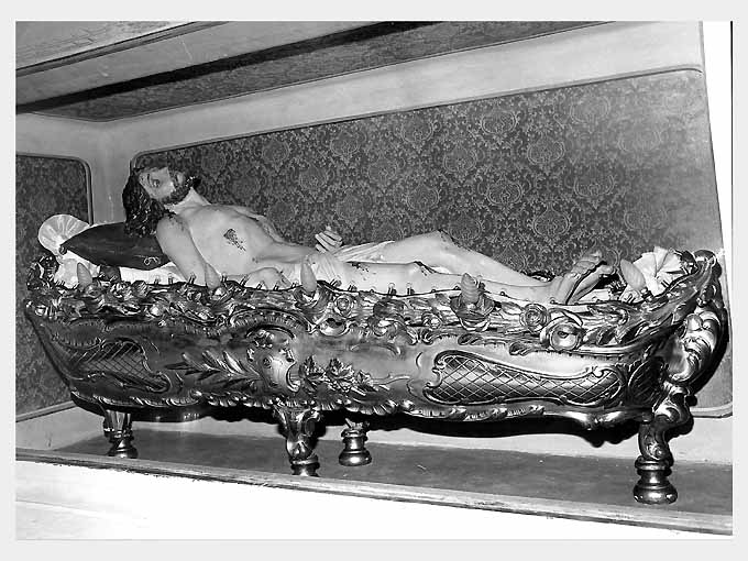 Cristo morto (statua, opera isolata) - ambito pugliese (sec. XX)