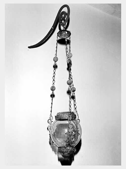 lampada pensile - ambito Italia meridionale (seconda metà sec. XIX)