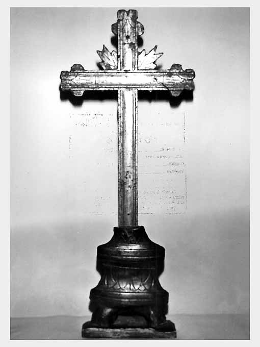 croce d'altare - ambito Italia meridionale (seconda metà sec. XVIII)