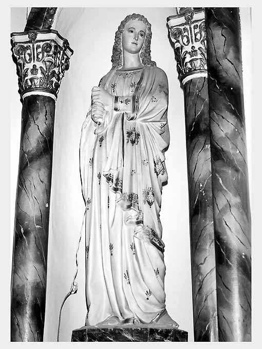 candelabro - a statua - ambito Italia meridionale (sec. XX)