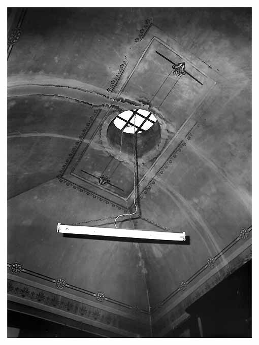 motivi decorativi floreali/ motivi decorativi geometrici (soffitto dipinto) - ambito pugliese (sec. XIX)