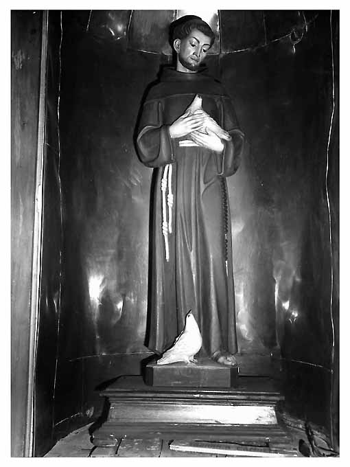 San Francesco d'Assisi con le colombe (statua, opera isolata) - ambito pugliese (sec. XX)