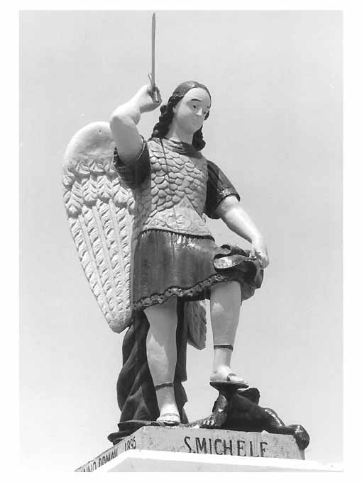 San Michele Arcangelo (statua) - ambito pugliese (sec. XIX)