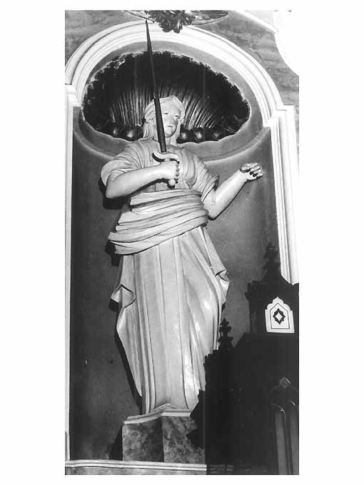 Giustizia (statua) - ambito Italia meridionale (inizio sec. XIX)