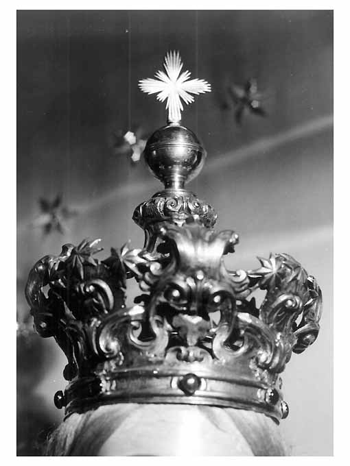 corona da statua - manifattura napoletana (sec. XX)