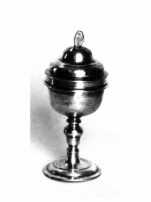 pisside da viatico, opera isolata di De Blasio Andrea (prima metà sec. XVIII)