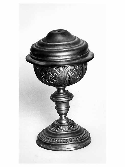 pisside, opera isolata - manifattura napoletana (seconda metà sec. XIX)