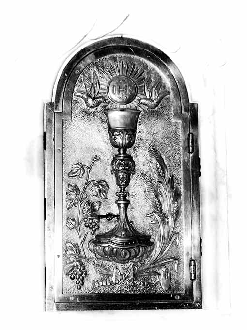 sportello di tabernacolo, elemento d'insieme - manifattura napoletana (sec. XIX)