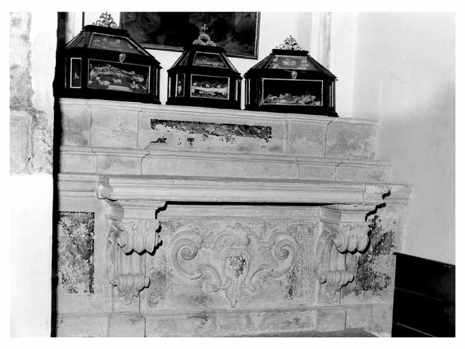 altare, opera isolata - ambito pugliese (prima metà sec. XVII)