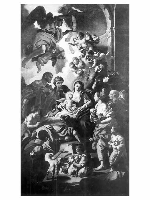 Adorazione dei pastori (dipinto, opera isolata) di Giannico Andrea (metà sec. XVIII)