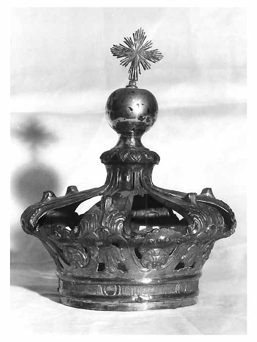 corona da statua - ambito Italia meridionale (prima metà sec. XIX)