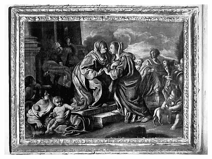 Visitazione, visitazione (dipinto) - ambito pugliese (seconda metà sec. XVIII)