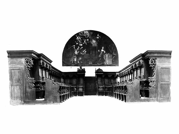 stalli del coro - ambito pugliese (seconda metà sec. XVI)