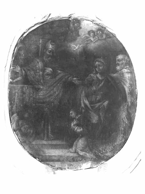 presentazione di Maria Vergine al tempio (dipinto) - ambito pugliese (seconda metà sec. XVIII)