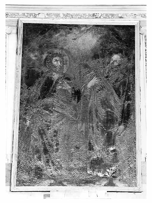 San Pietro e San Paolo e la colomba dello Spirito Santo (dipinto) - ambito pugliese (prima metà sec. XVIII)