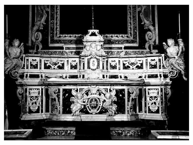 altare maggiore di Viva Angelo (seconda metà sec. XVIII)