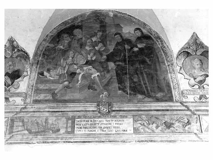 Episodio non id (dipinto) di Bernardino Greco Copertinese (secc. XVII/ XVIII, sec. XVIII)