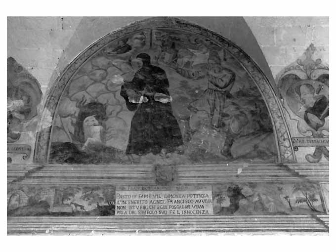 San Francesco di Paola resuscita un agnello (dipinto) di Bernardino Greco Copertinese (secc. XVII/ XVIII, sec. XVIII)
