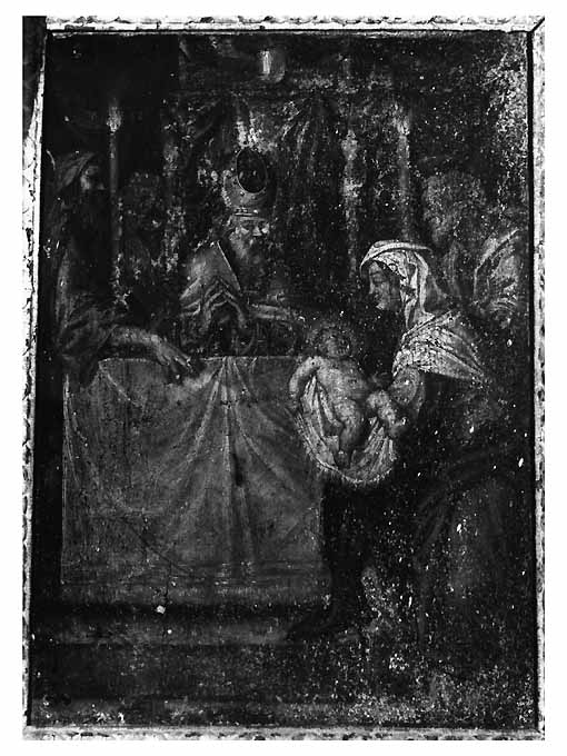 circoncisione di Gesù Bambino (dipinto) - ambito napoletano (sec. XVI)