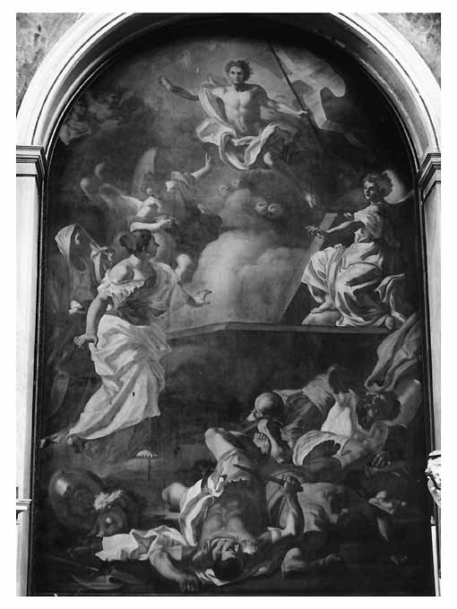 resurrezione di Cristo (dipinto) di D'Aste Andrea (sec. XVIII)