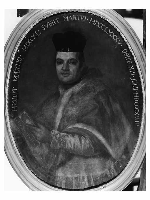 ritratto a mezzobusto di arciprete (dipinto) di Filotico Vincenzo (secc. XVIII/ XIX)