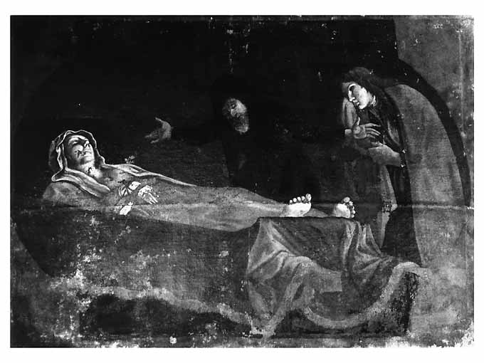 transito della Madonna (dipinto) - ambito Italia meridionale (fine/inizio secc. XVII/ XVIII)