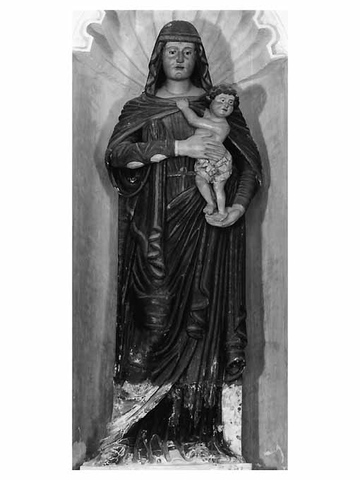 Madonna con Bambino (statua) - ambito pugliese (prima metà sec. XVI)