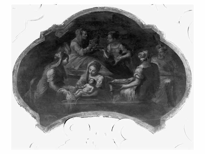 nascita di Maria Vergine (dipinto) - ambito pugliese (metà sec. XVIII)