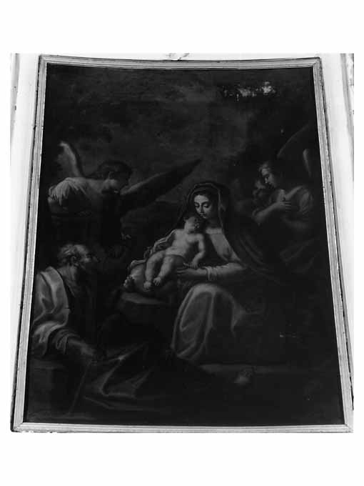 riposo nella fuga in Egitto (dipinto) di Bianchi Diego Oronzo (sec. XVIII)