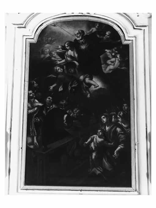 estasi di San Filippo Neri (dipinto) di Bianchi Diego Oronzo (bottega) (ultimo quarto sec. XVIII)