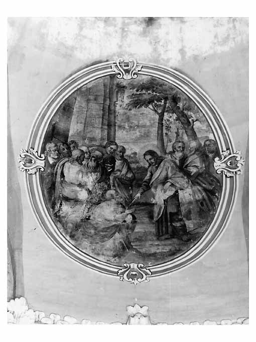 Cristo consegna le chiavi a san Pietro (dipinto) - ambito pugliese (seconda metà sec. XVIII)