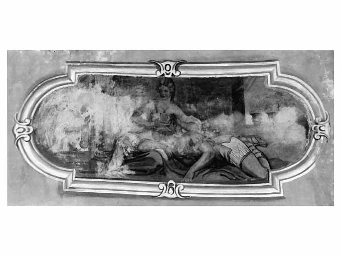 Dalila taglia le trecce di Sansone (dipinto) - ambito pugliese (seconda metà sec. XVIII)